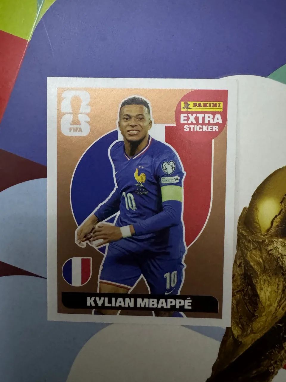 Figurinha extra copa do mundo 2026