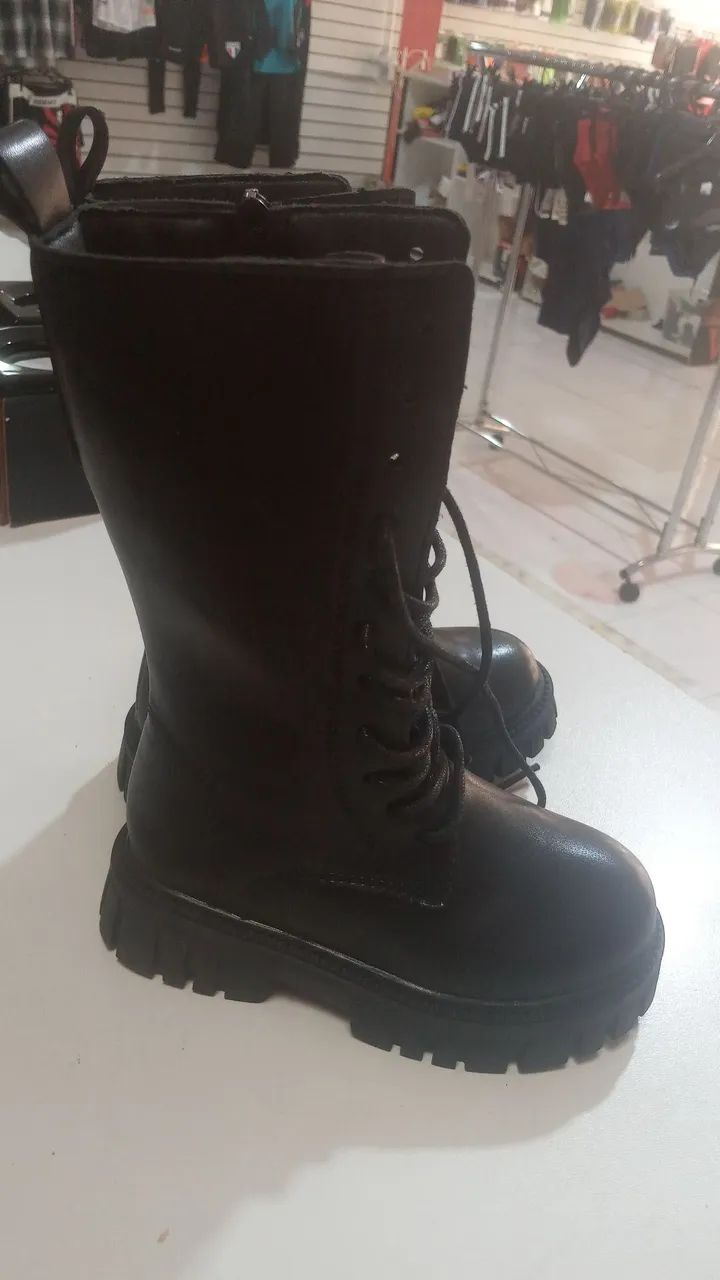BOTAS ALTAS E MODERNAS ESTILO K POP NOVA - Foto 2