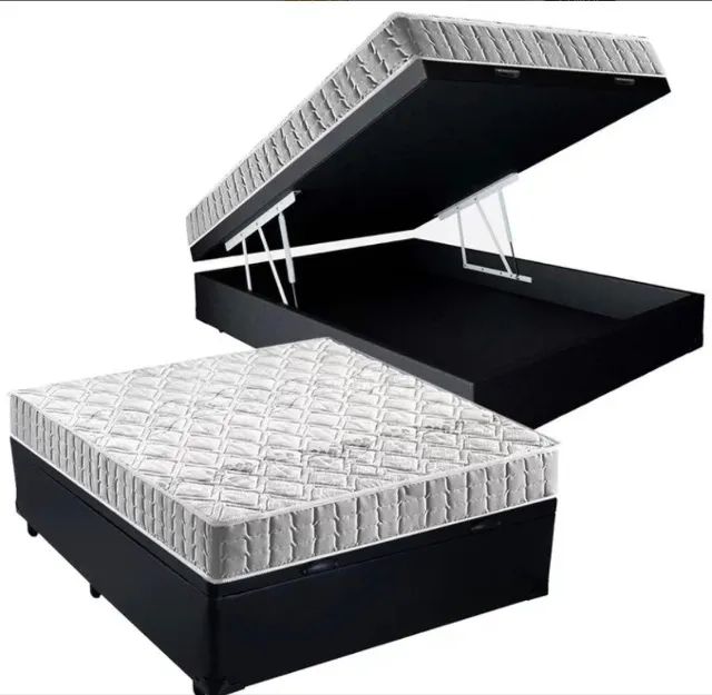 Conjunto Casal Comfort Bau Preto - Foto 2