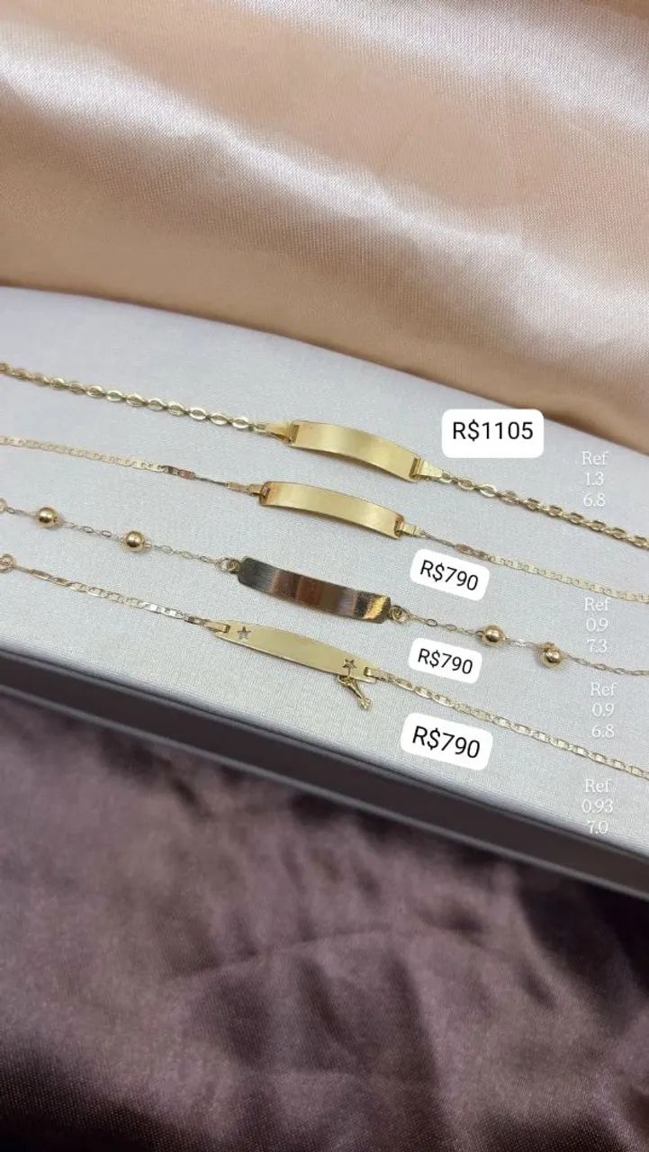 Pulseira de ouro 18k
