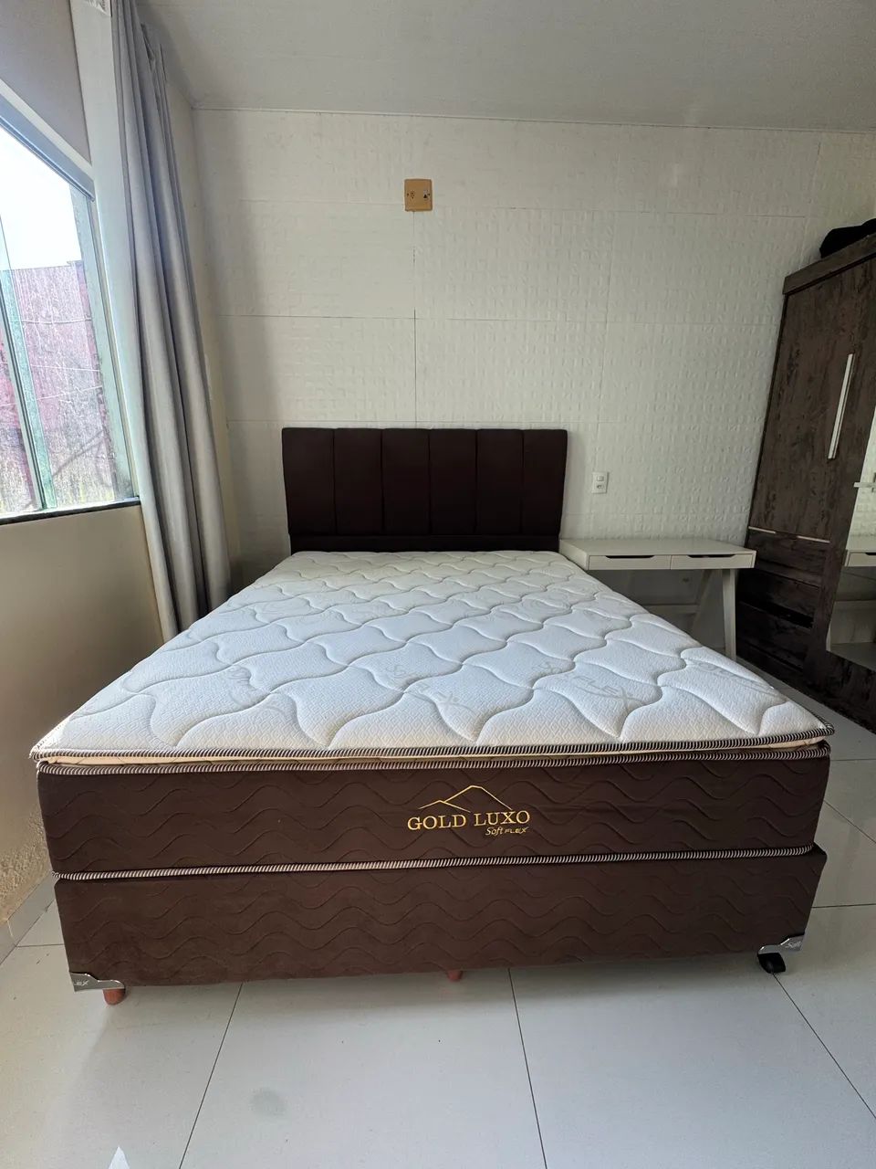 CAMA KING GOLD LUXO IMPORTADA 