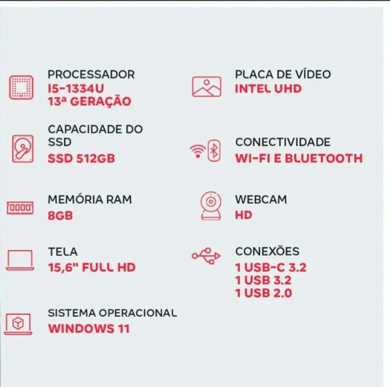 Notebook Dell i5 13Ger novo caixa lacrada - Foto 4