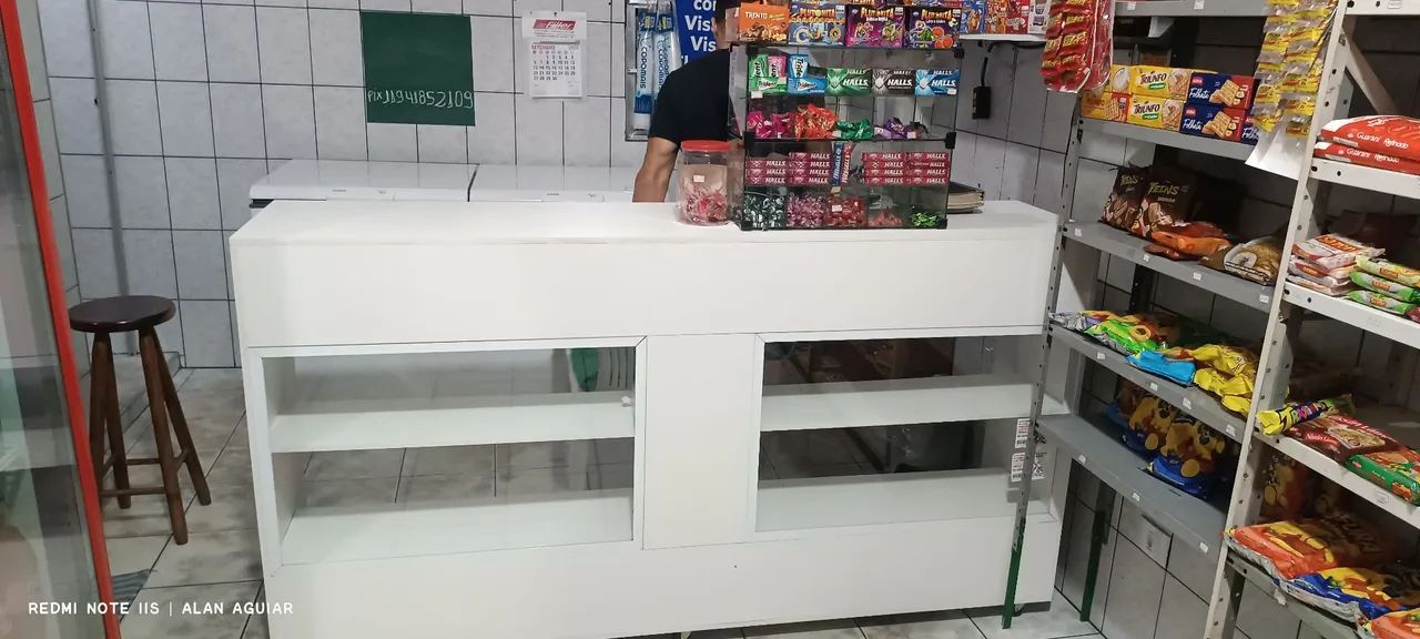 Balcão e Baleiro de vidro