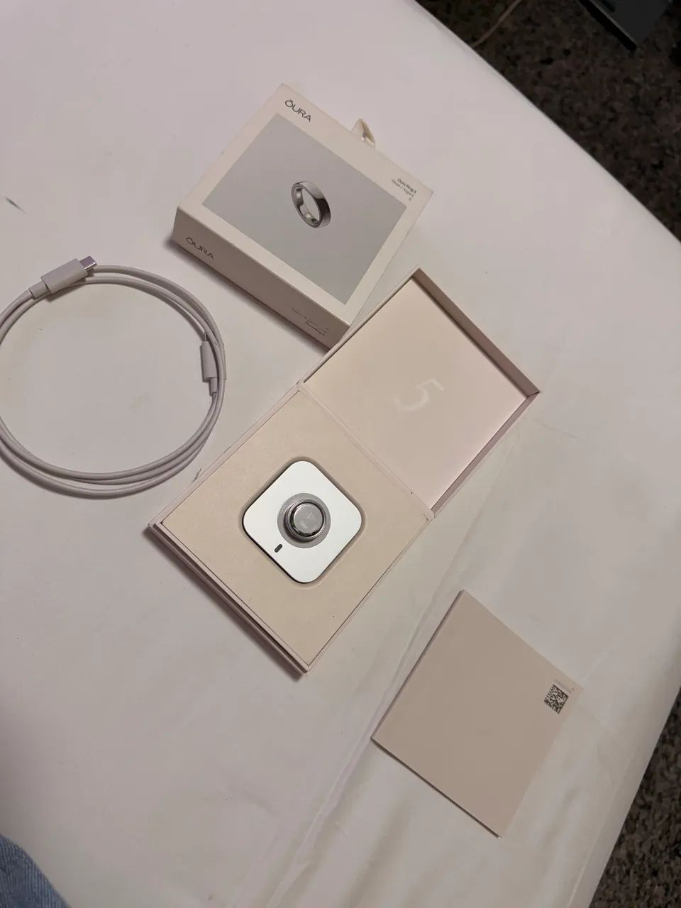 Oura Ring 5 Silver tamanho 6