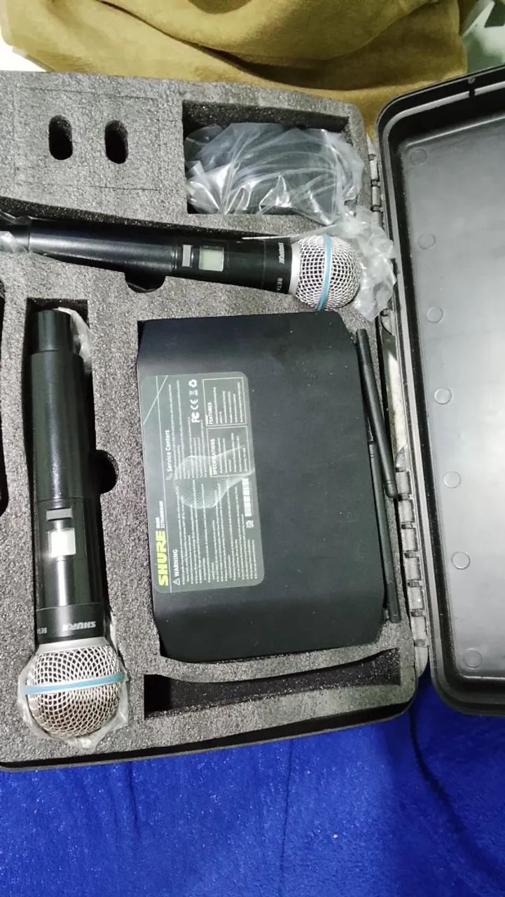 Microfone shure sem fio GLXD4. - Foto 2