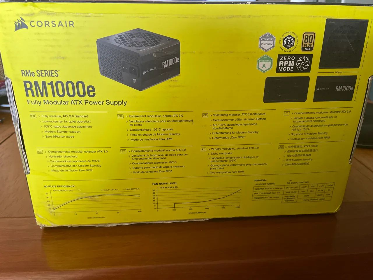 Fonte CORSAIR RM1000e - Foto 2