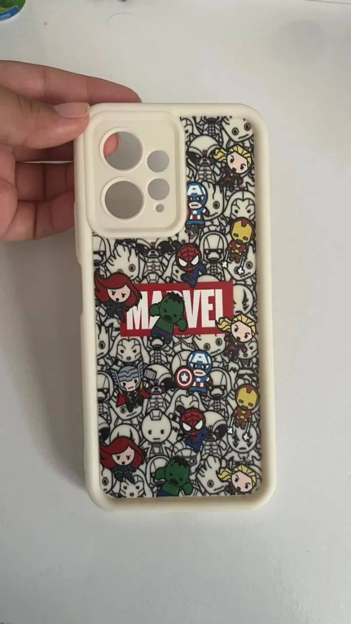 Kit 2 Capinhas Marvel - Homem-Aranha e Vingadores - Foto 5