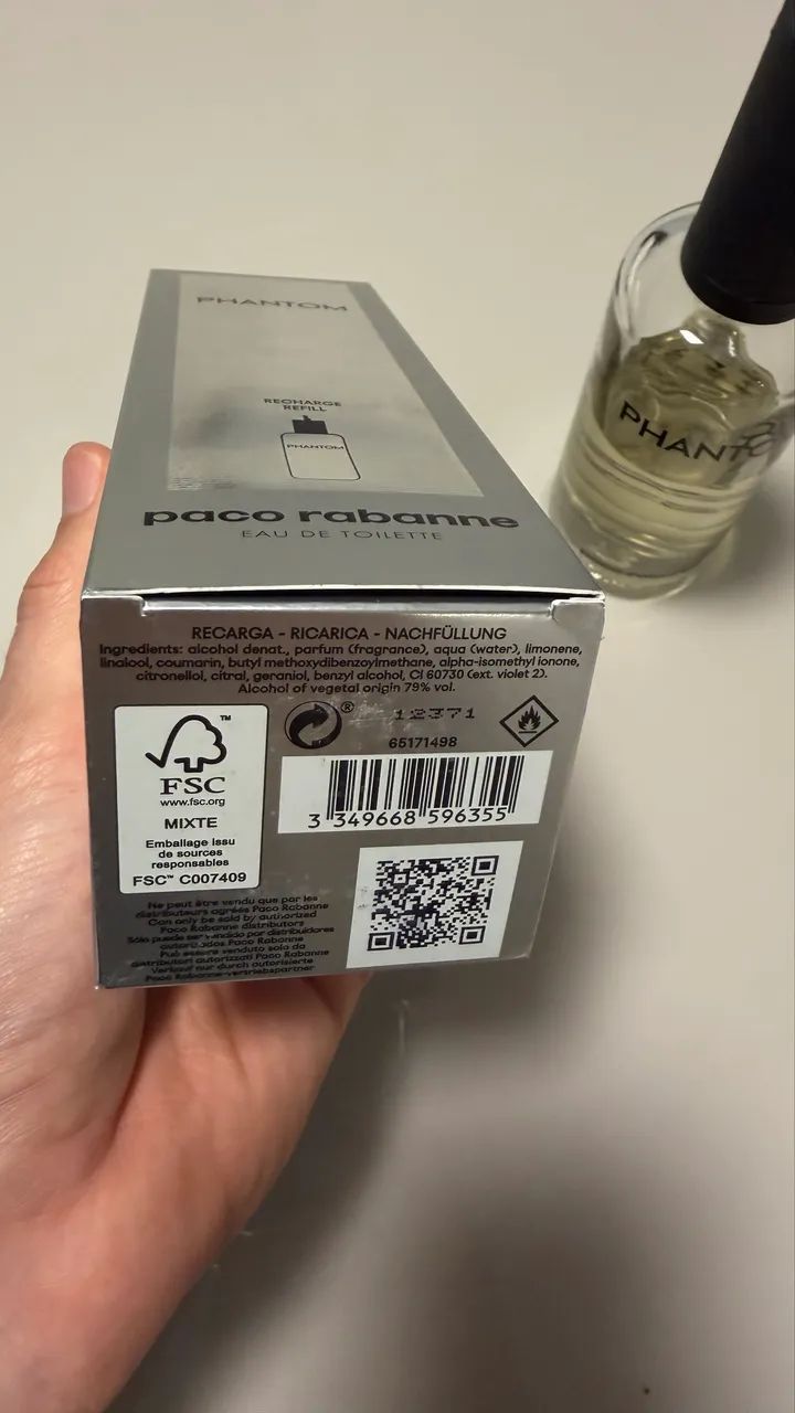 Refil Paco Rabanne Phantom edt 200ml - Foto 5