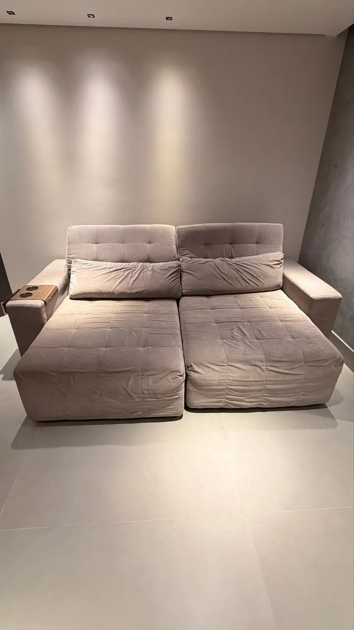 Sofá chaise 4 lugares - Foto 4