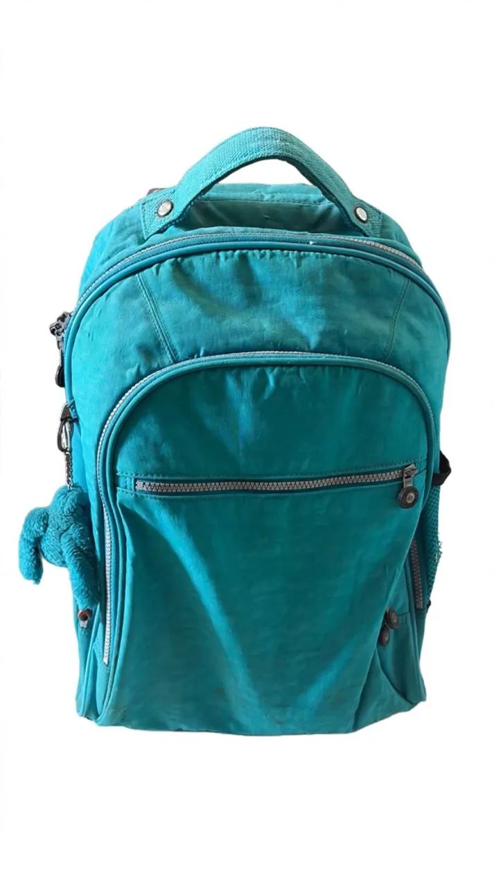 Mochila Kipling Original Vintage - Verde Turquesa