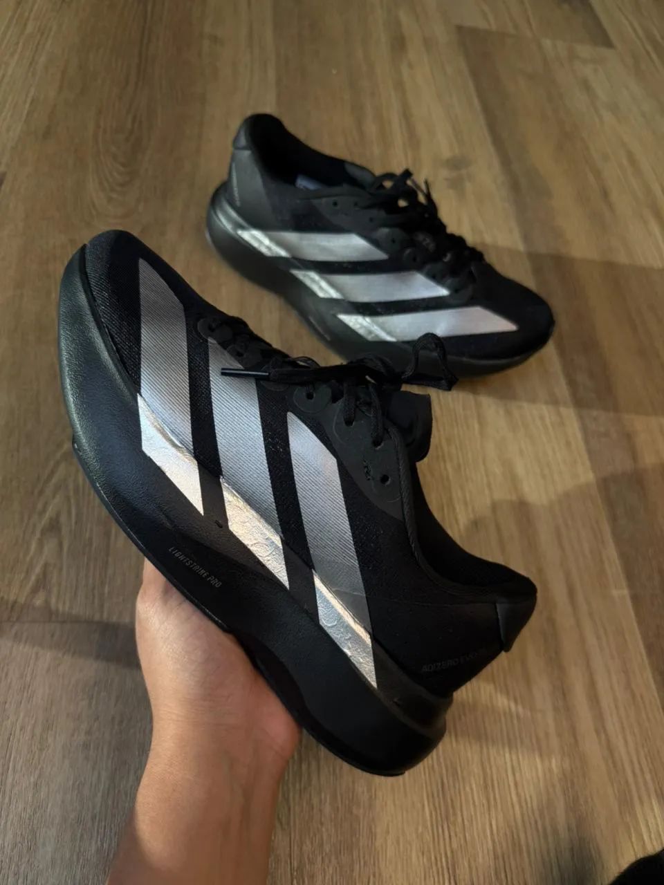 ADIZERO EVO SL PRETO/PRATA - Foto 4