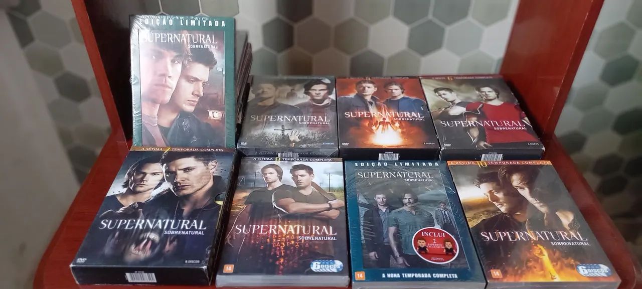 Box Supernatural da 3 ° a 10° e 12°  temporada.  Originais   - Foto 2