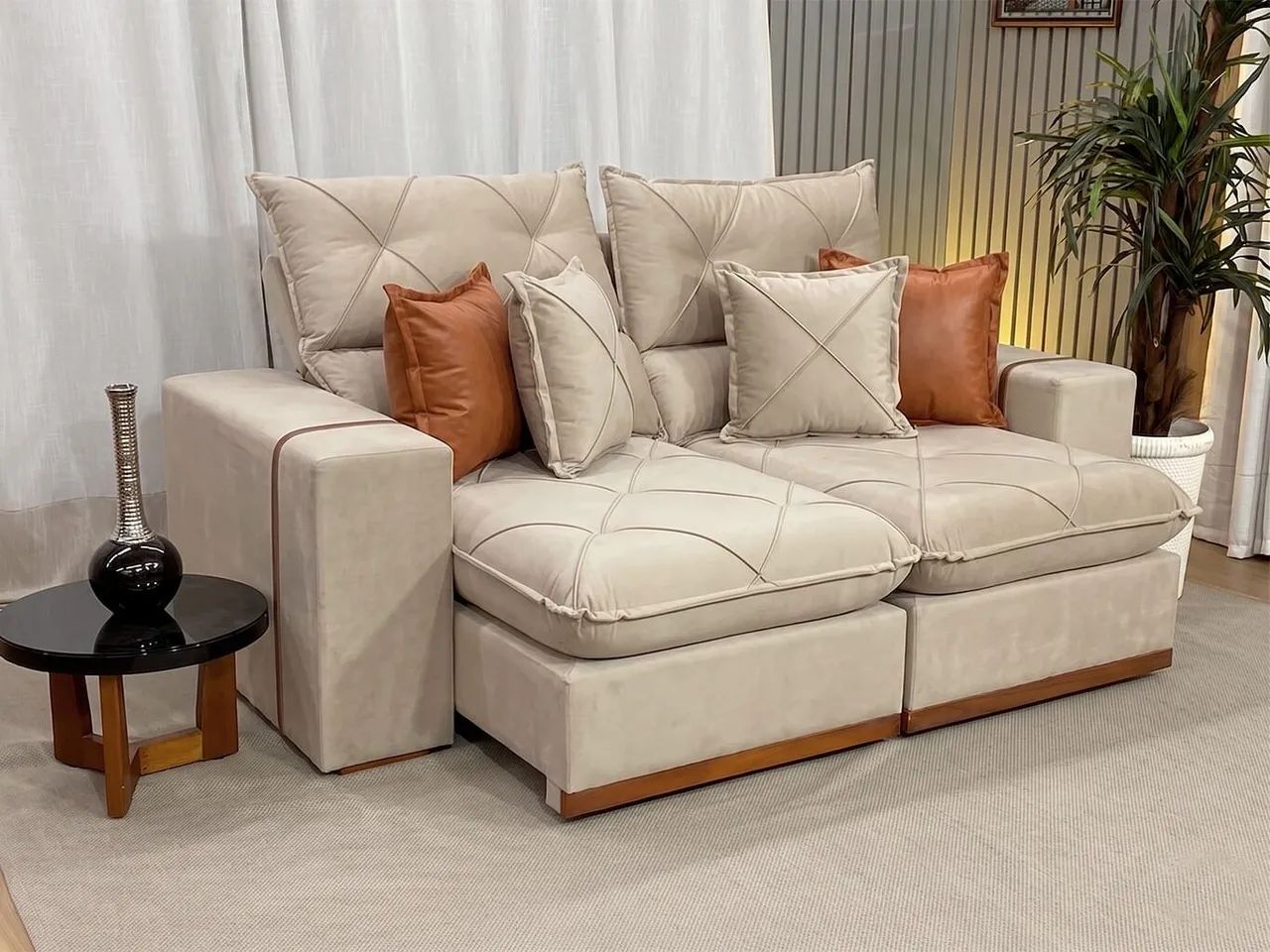 Sofa Retratil Reclinável Versa   2,00 mts