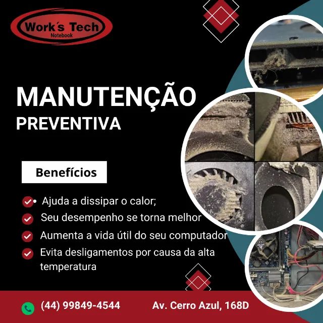 Manutenção Preventiva e Troca da Pasta Térmica