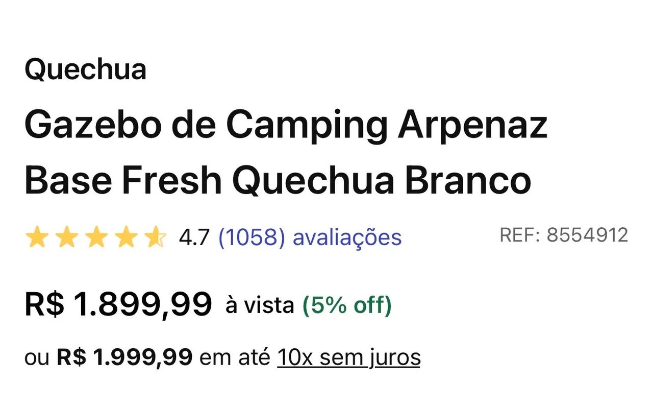 Gazebo da Quéchua  - Foto 4
