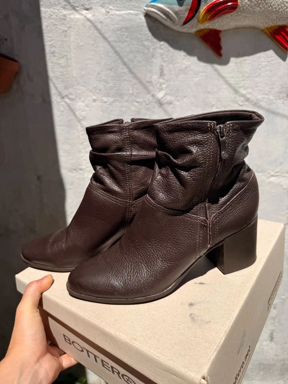 Bota de couro Bottero n35