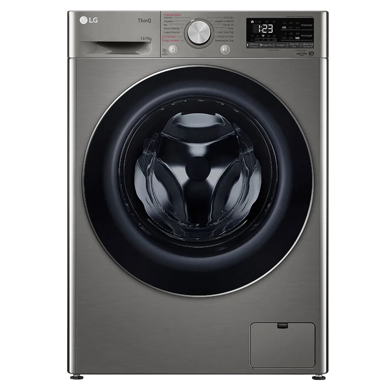 Lava e Seca Smart LG VC4 12kg Inox Look com AIDD? CV5012PC4A - Foto 3