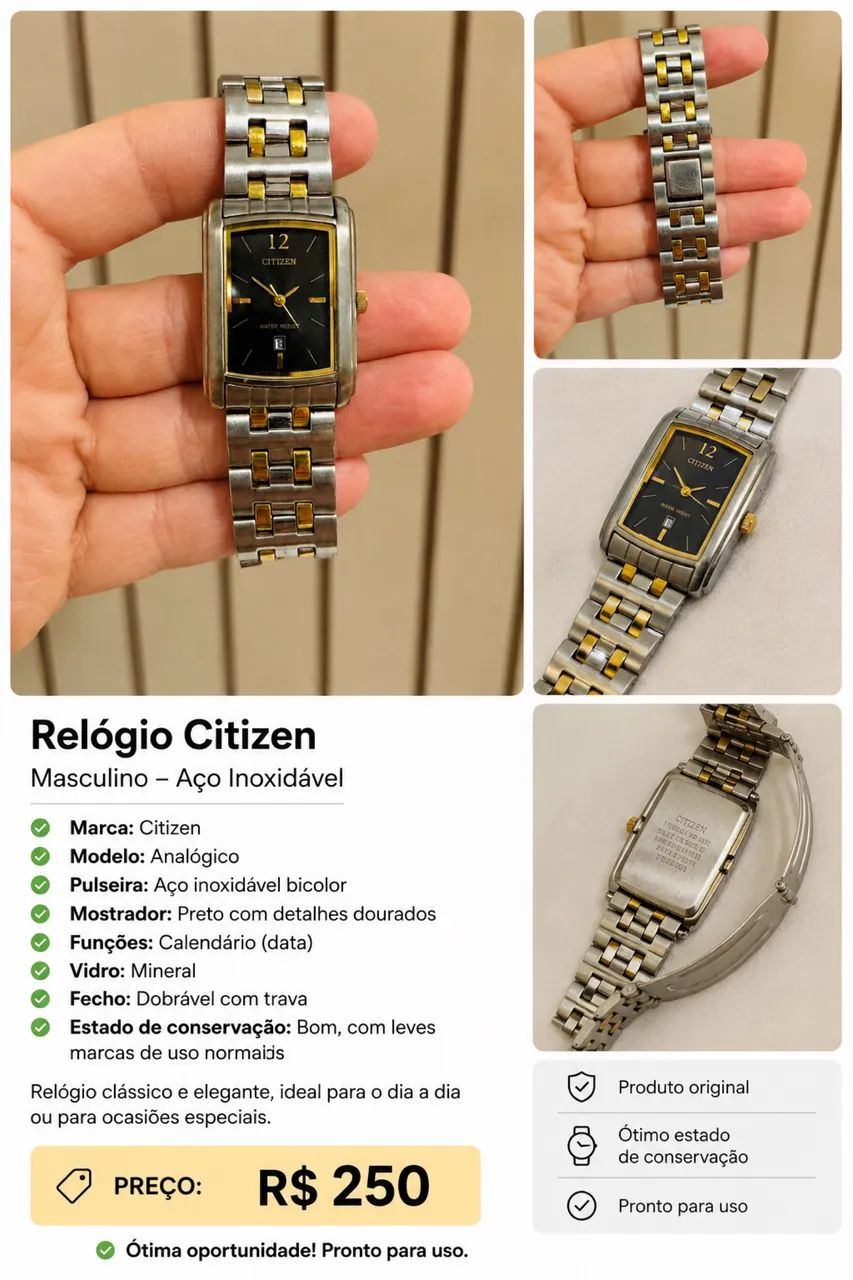 Relógio citizen 