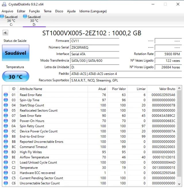 HD Skyhawk Surveillance 1Tb - Foto 3
