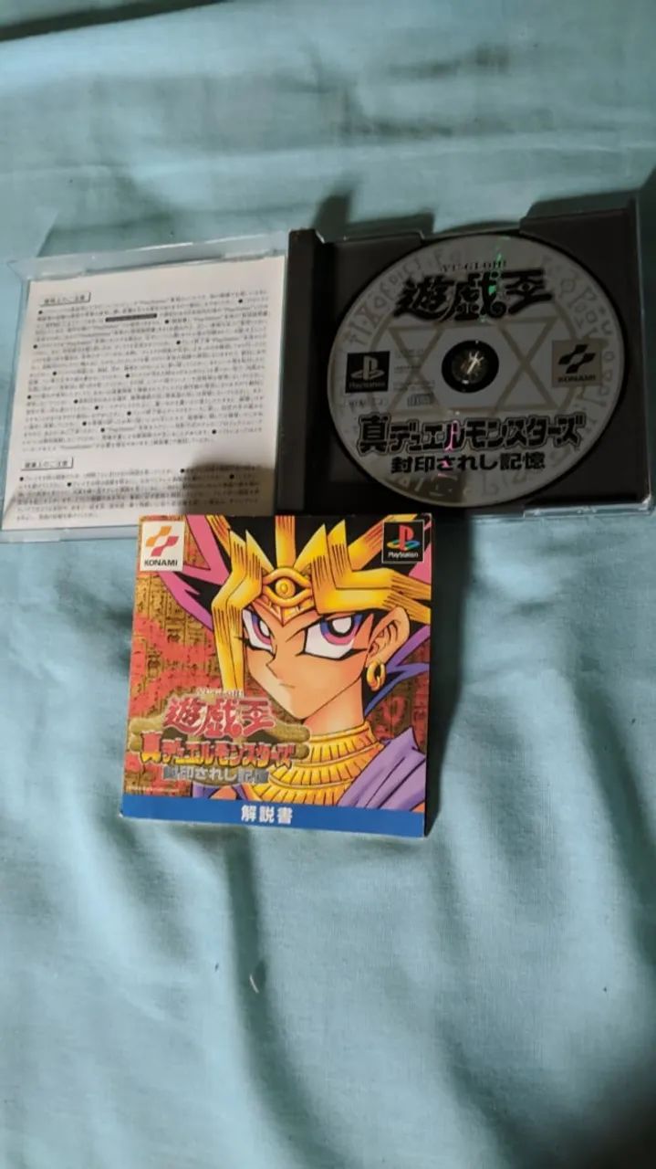 Yugioh Forbidden Memories Playstation PS1 Original Japa - Jogos de