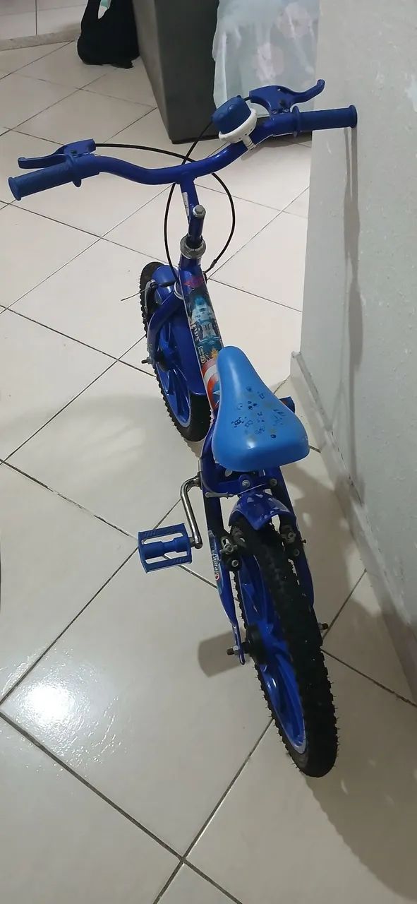 BICICLETA INFALTIL AZUL - Foto 3