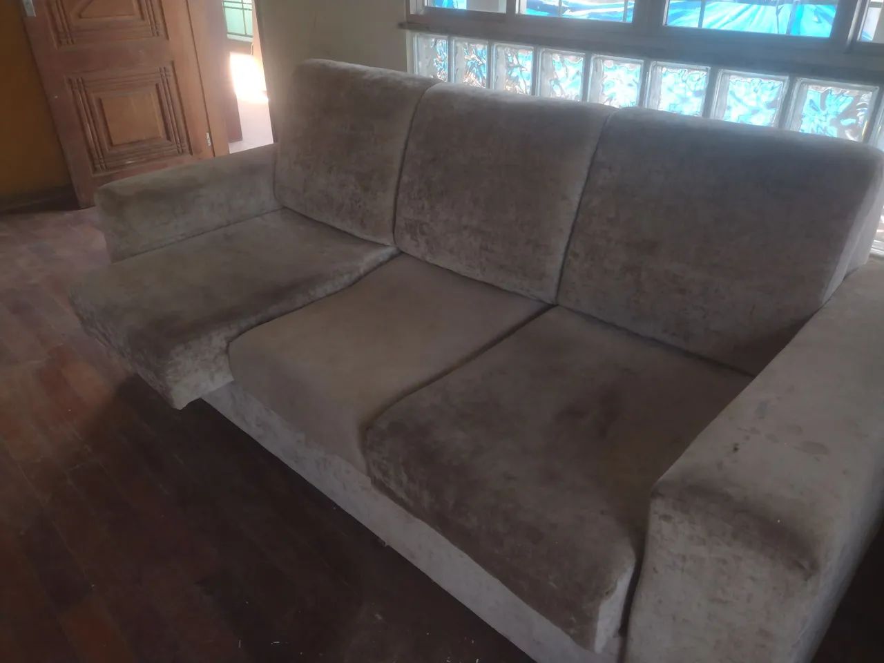 Sofa acento Retrátil de 3 lugares para sala - Foto 2