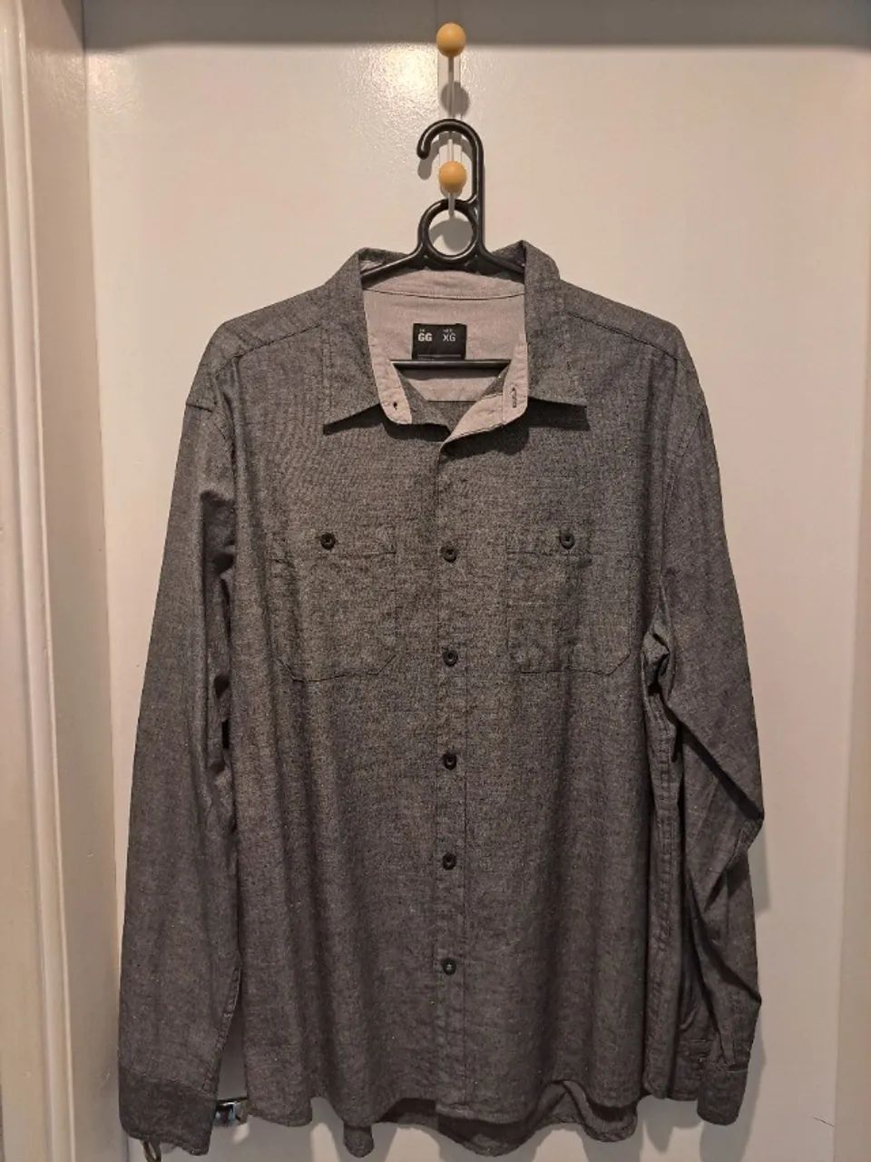 Camisa Manga Longa Ripping - Cinza (GG)