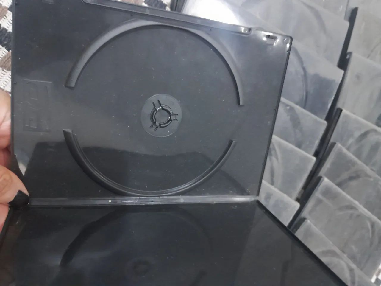 20 Estojos Box Porta Dvd/Cd pretos  - Foto 5