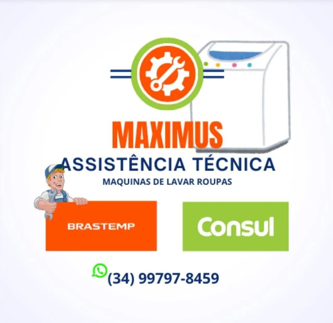 Assistência técnica de máquina de lavar roupas 