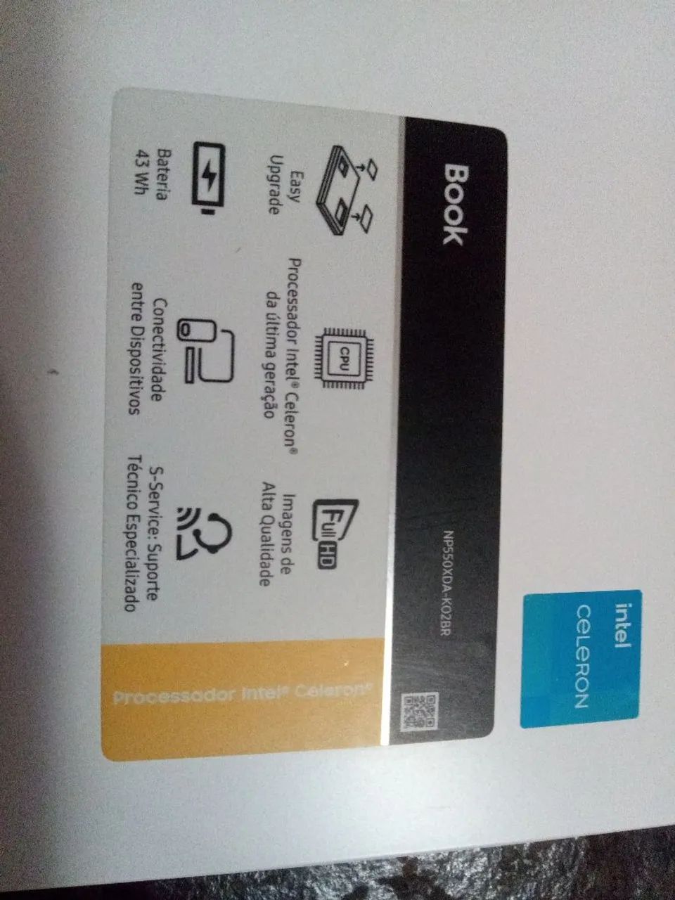 Notebook Samsung INTEL CELERON windows 10 Branco  - Foto 5