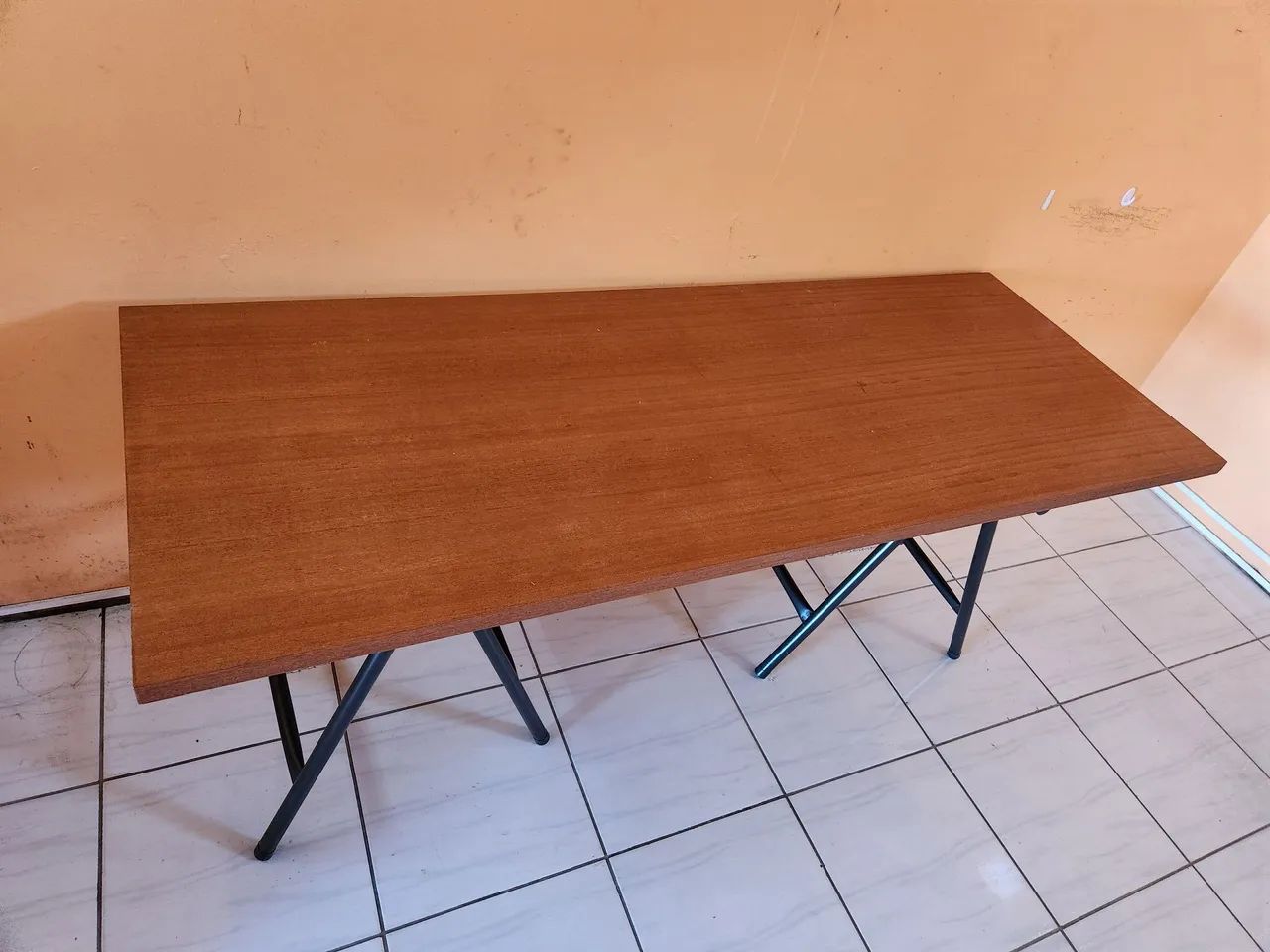 Bancada madeira com cavaletes  - Foto 3