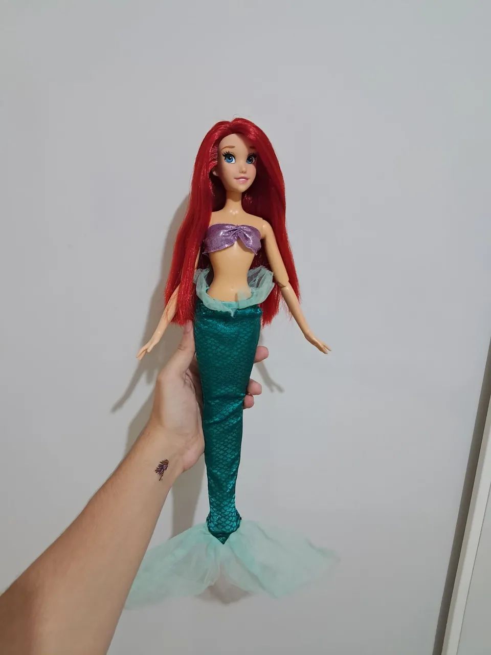 Ariel pequena sereia 40 cm 