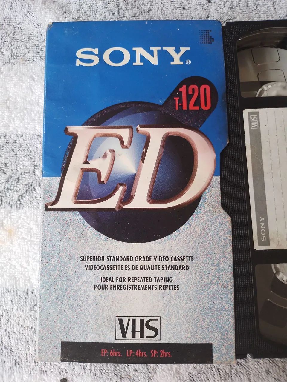 Fita cassete VHS Sony virgem em ótimas condições para uso  - Foto 2