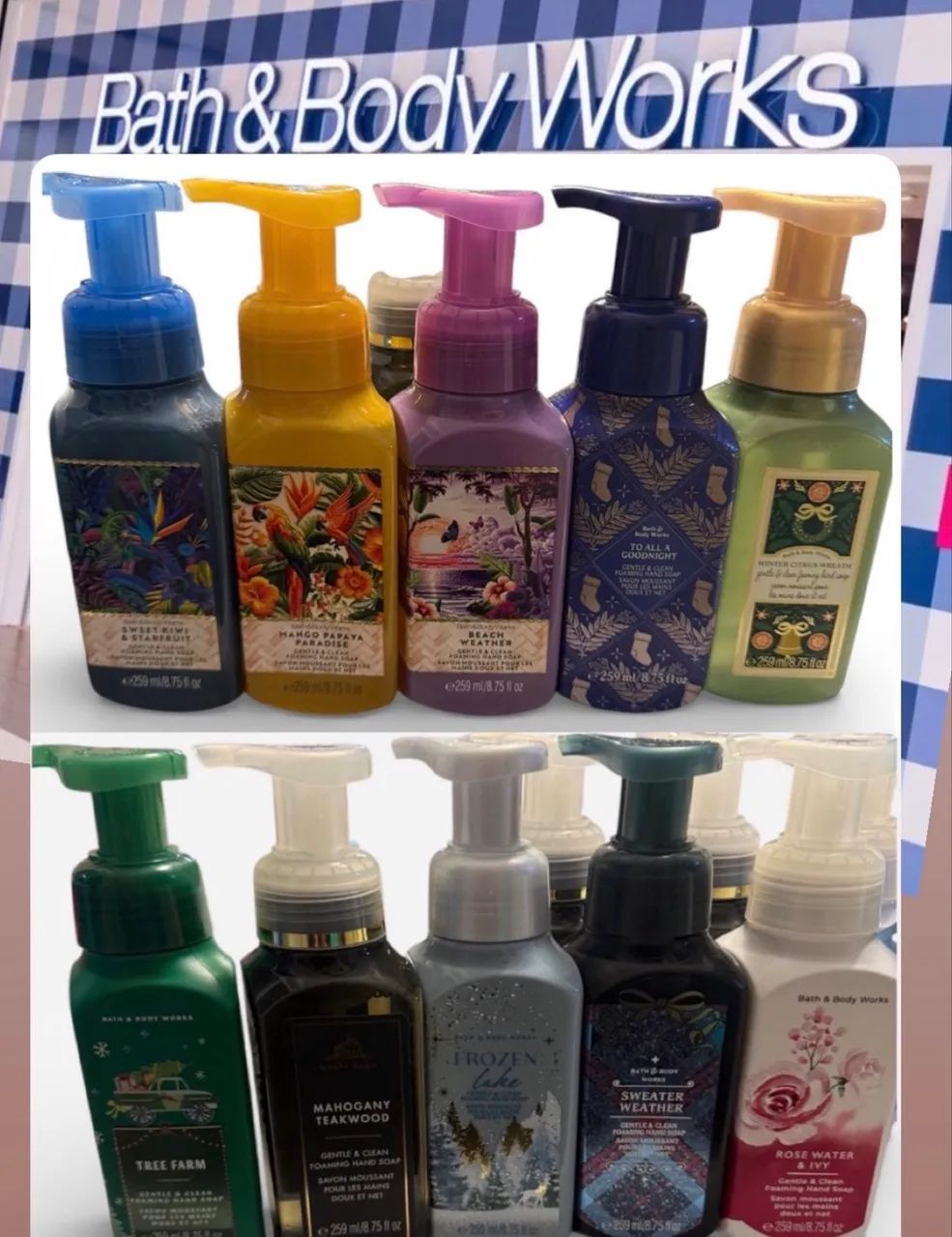 Sabonete mãos Espuma Importado Bath & Body Works