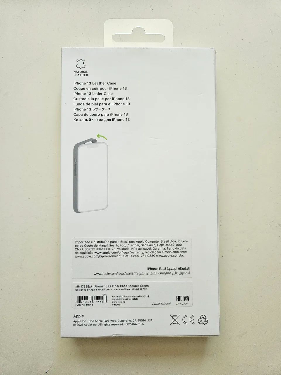 Capa iPhone 13 Couro Original nova - Foto 3