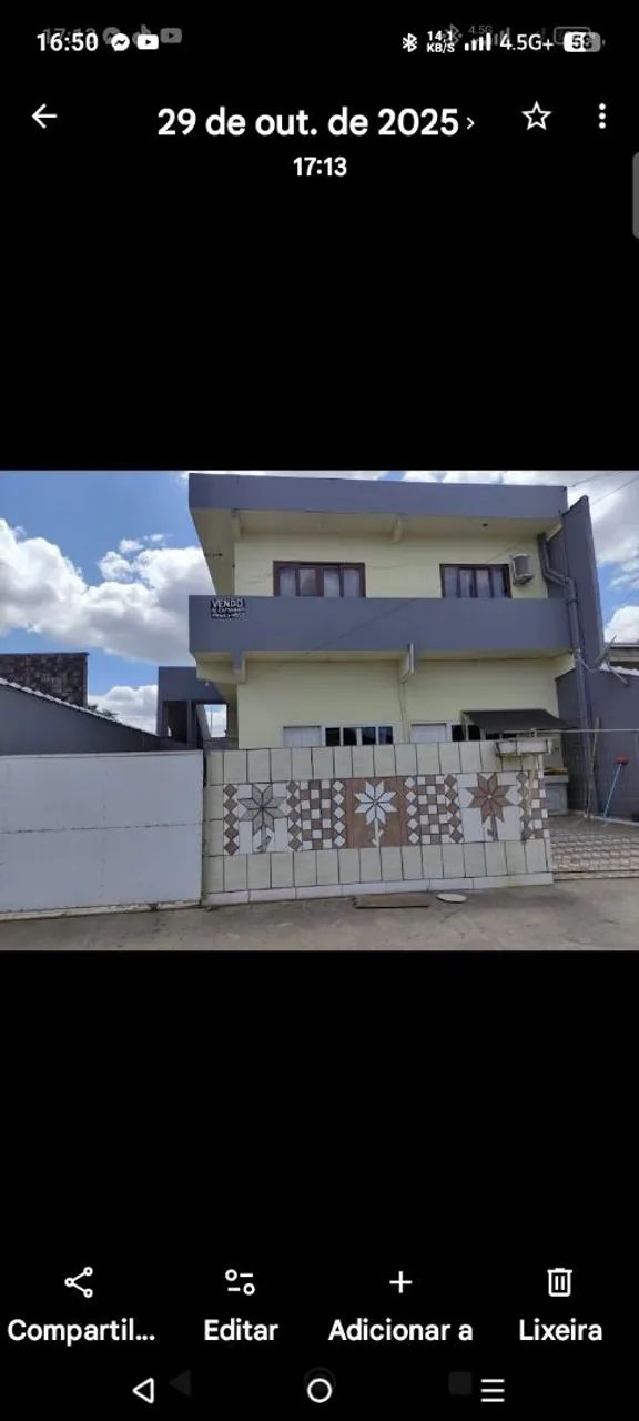 Ótimo sobrado com 3apartamtos e uma kitnet - Foto 2