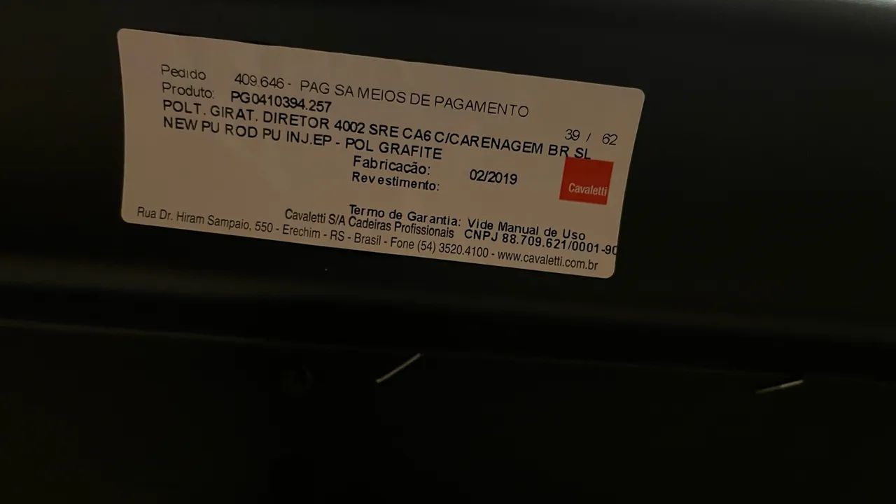 Cadeira Ergonômica Cavaletti  - Foto 4