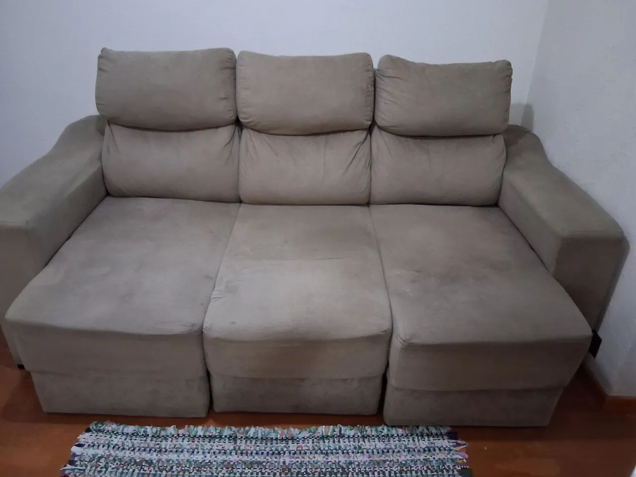 Sofá 3 lugares casal retrátil e reclinável - Foto 3