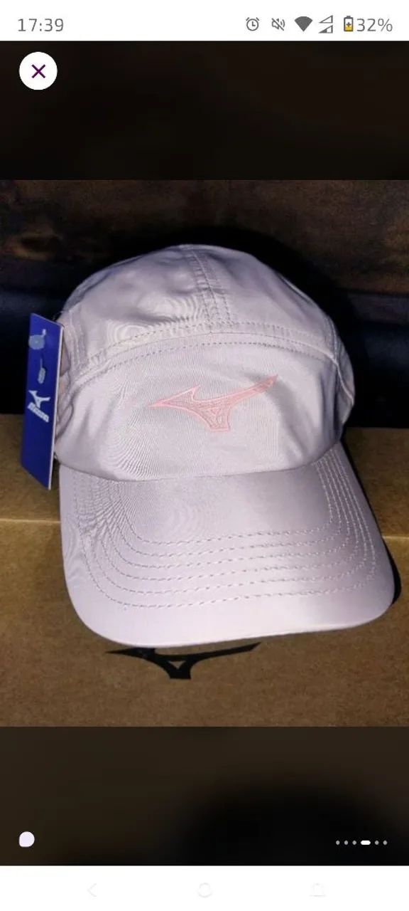 Kit 2 bonés Mizuno Tactel sport novo  - Foto 2