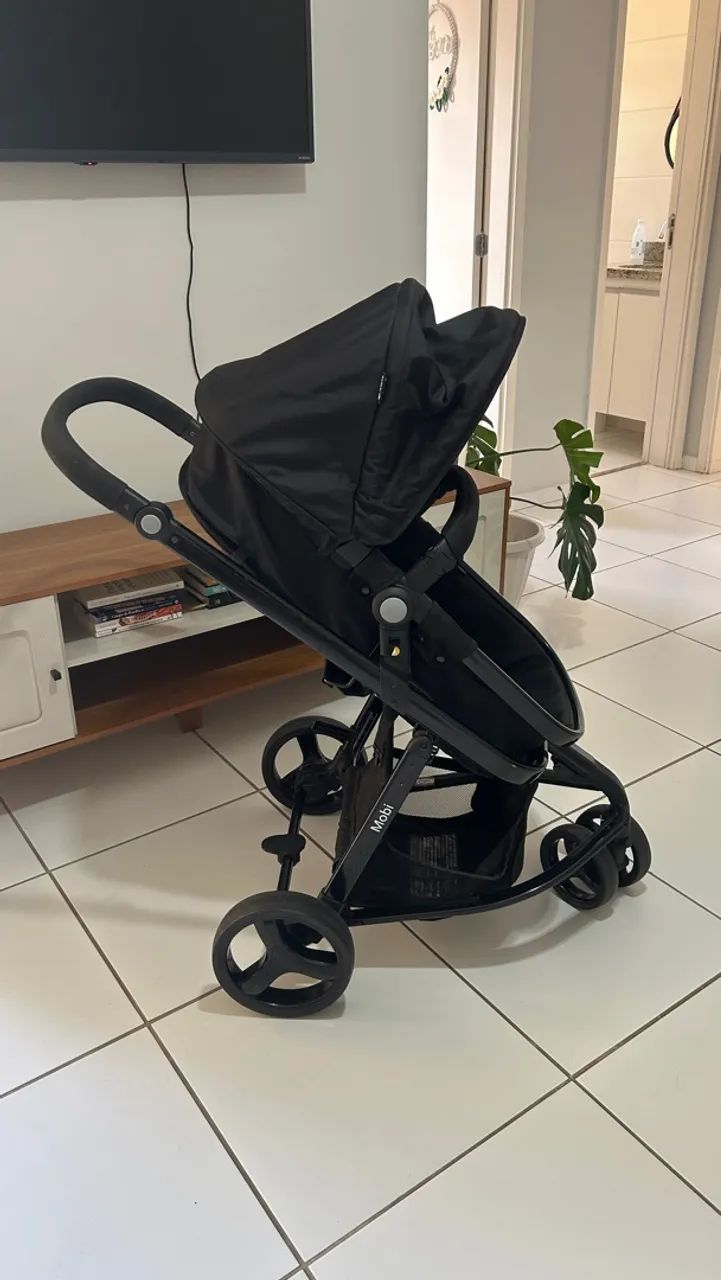 Carrinho de bebê 2 em 1 - bebê conforto e Moisés 
