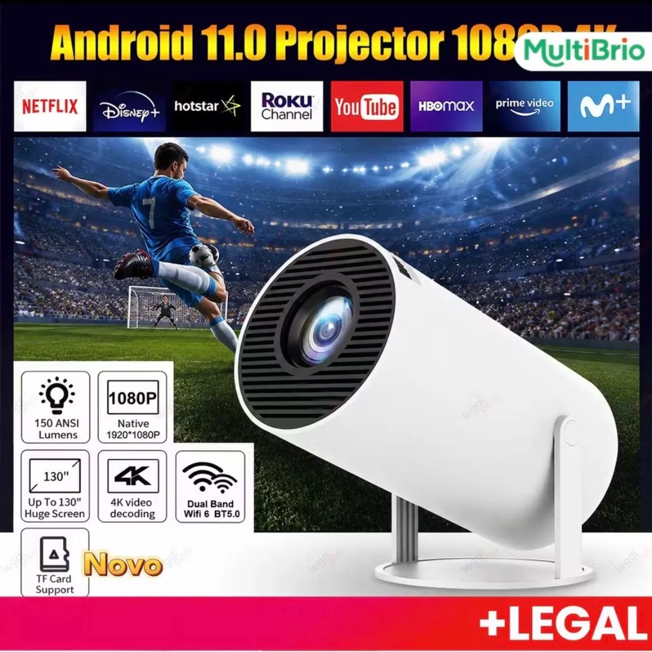Projetor 4k HD