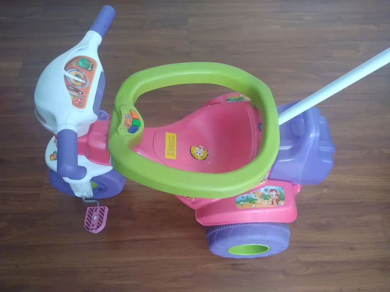 Triciclo com bagageiro e sons no cockpit  - Foto 4