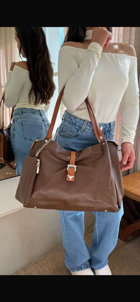 Bolsa PD feminina Grande Premium - Foto 4