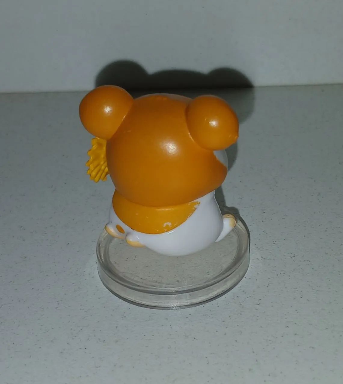 BONECO MINIATURA MINI HAMSTER HAMTARO COM FLORZINHA - Foto 2