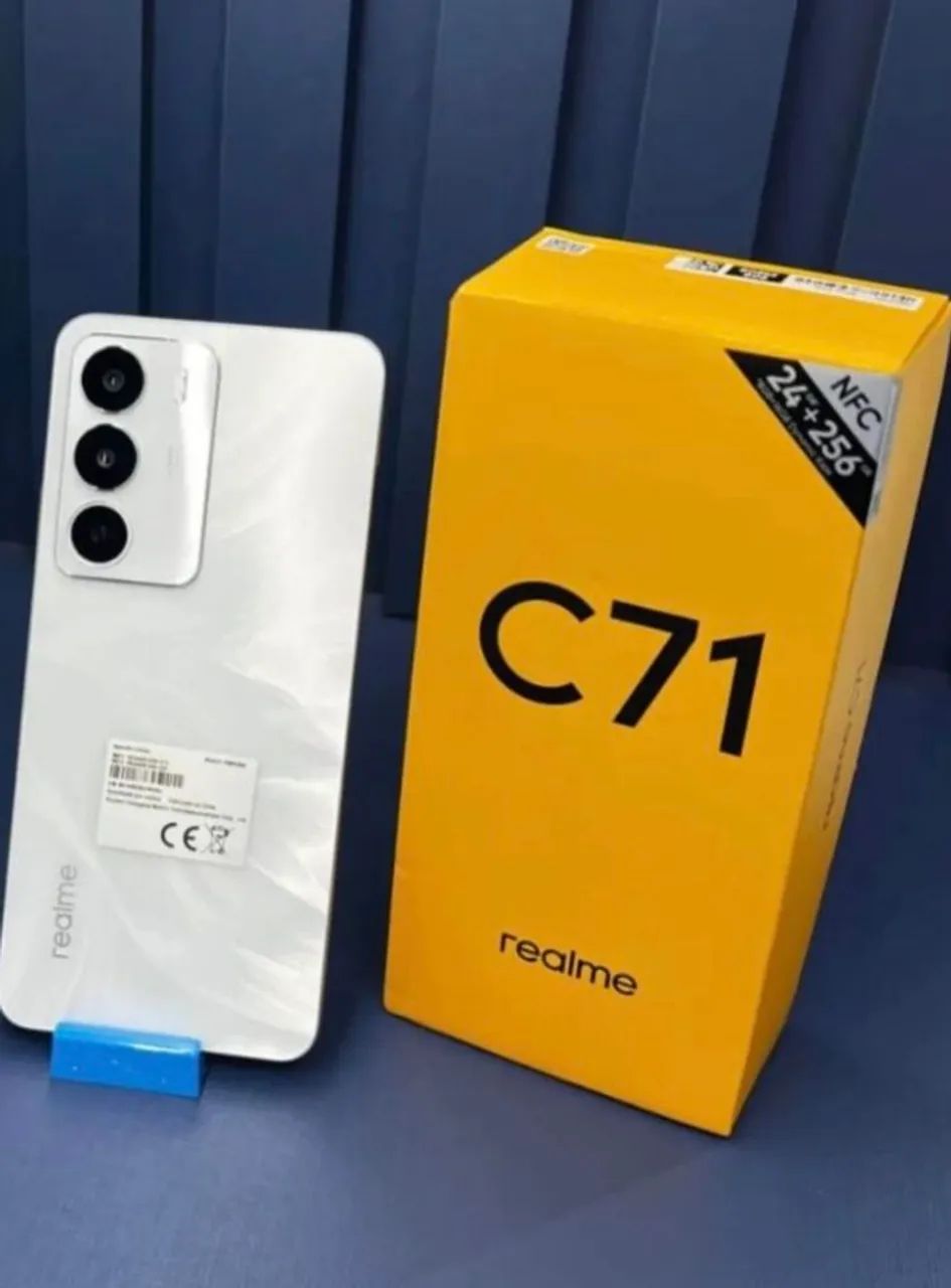 Celular Tooop - Realme C71 - 256Gb/8Ram ,  Branco + celular  top