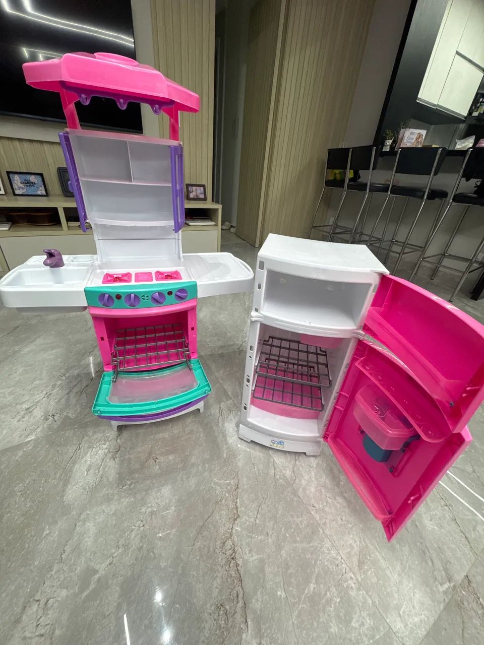 Kit Cozinha infantil Magic toys (usada ) - Foto 4
