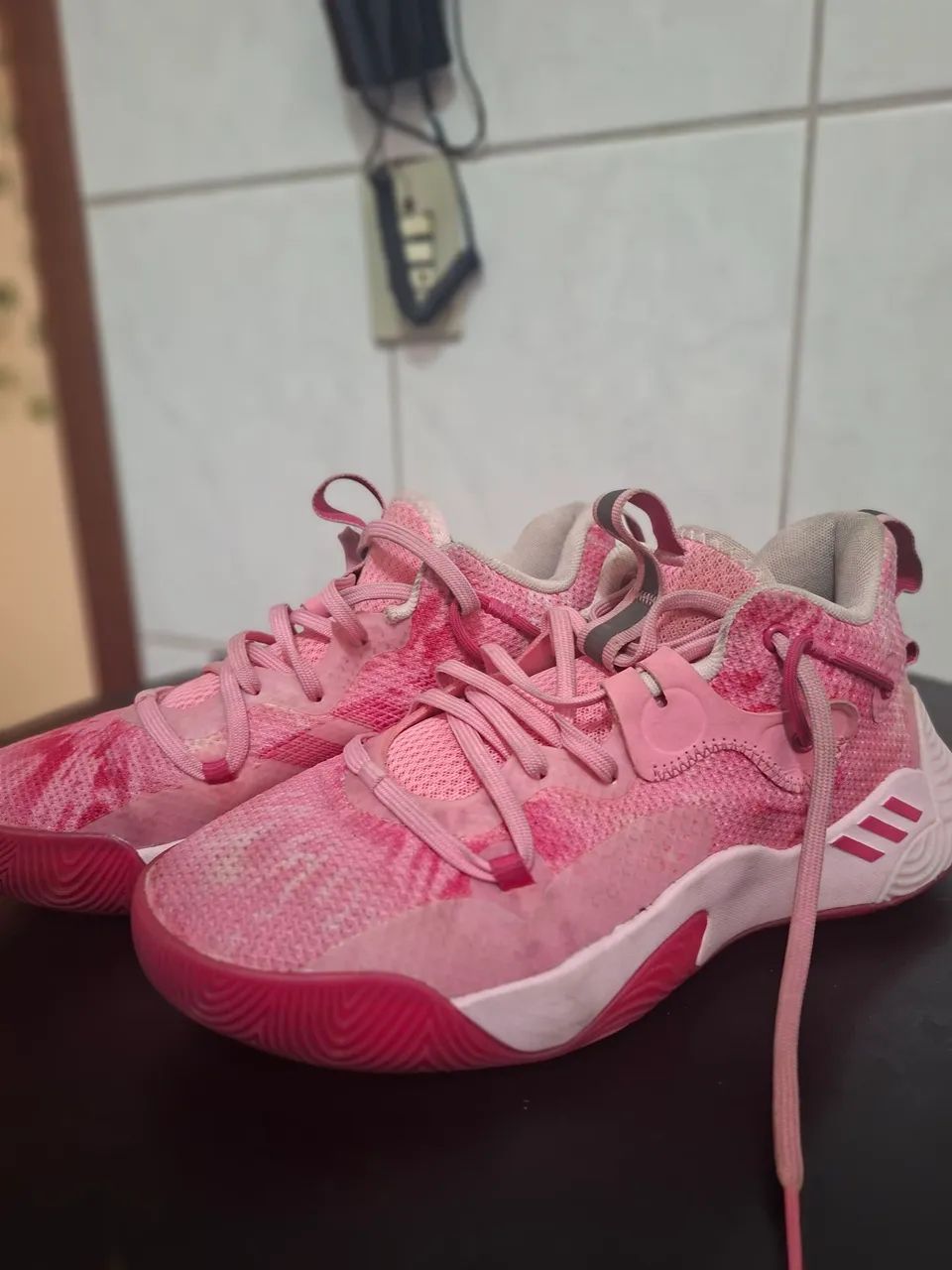 Adidas Tênis De Basquete Júnior Harden Stepback 3 Rosa 37