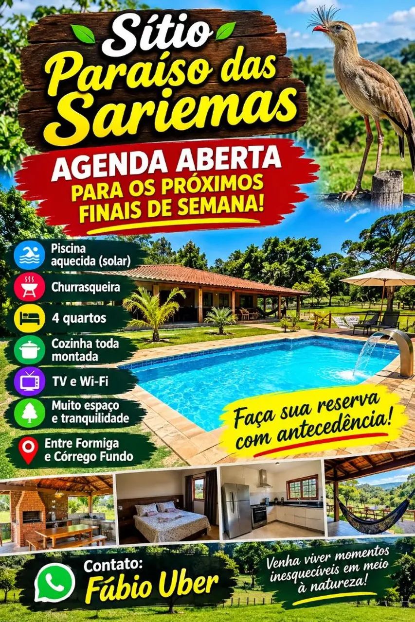 Sitio paraíso das sariemas 