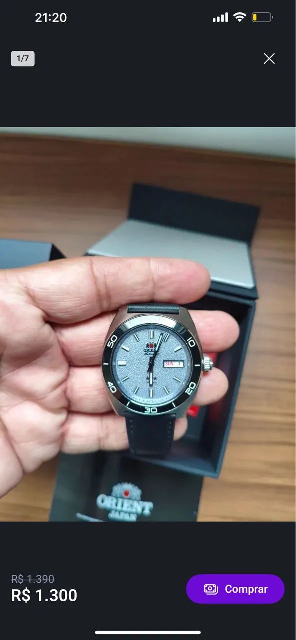 Relógio Orient 3 estrelas Elegance YN6SC019-A1PX