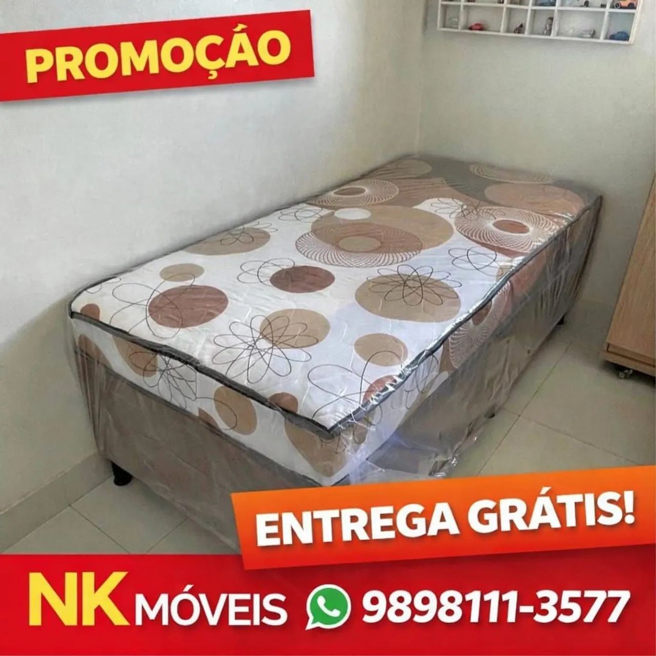 Camas de solteiro e solteirão de espuma e molas novas, PEÇA JÁ A SUA - Foto 3